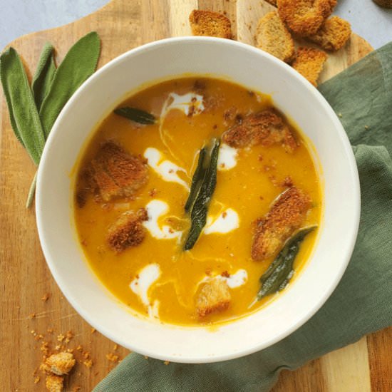 Roasted Butternut Squash Soup