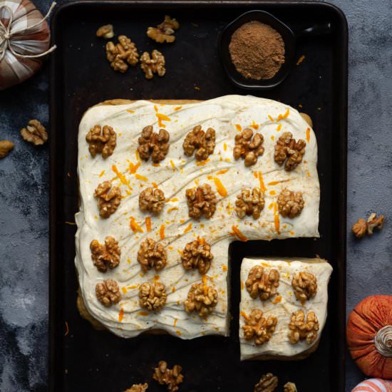 Pumpkin Sheet Cake