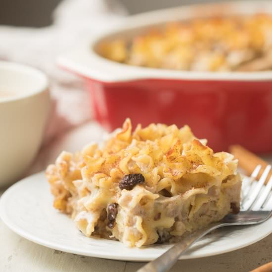 Vegan Sweet Noodle Kugel