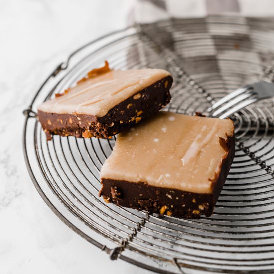 Chocolate Caramel Fudge