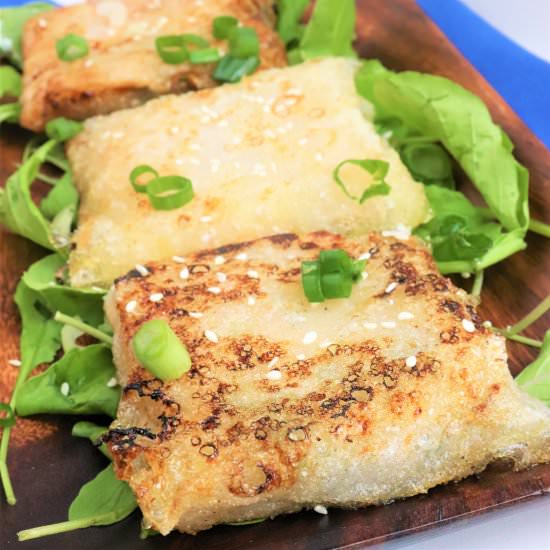 Vegan Tofu Rice Paper Dumplings