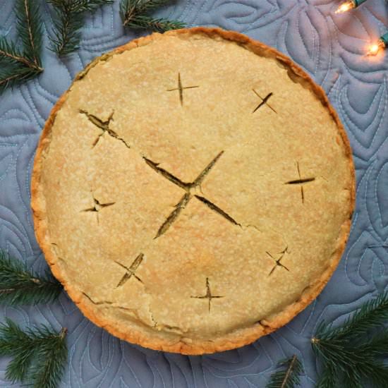 Vegan Mushroom Hot Water Crust Pie