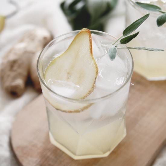 Pear Ginger Mocktail