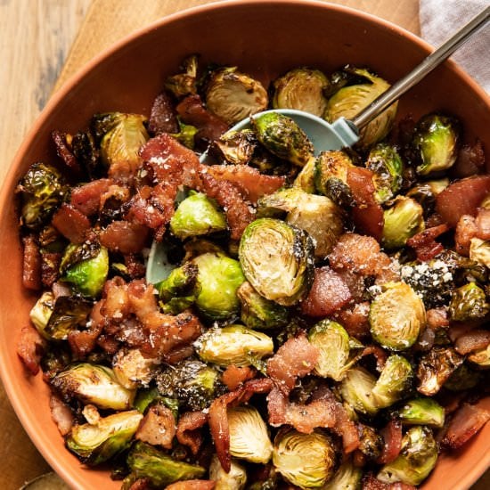 Air Fryer Crispy Brussels Sprouts