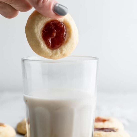 Shortbread Cookies with Jam