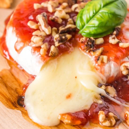 Smoked Baked Brie