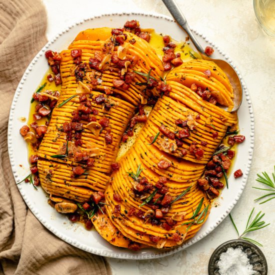 Hasselback Butternut Squash