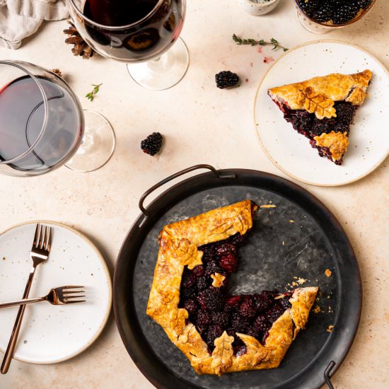 Blackberry Thyme Galette