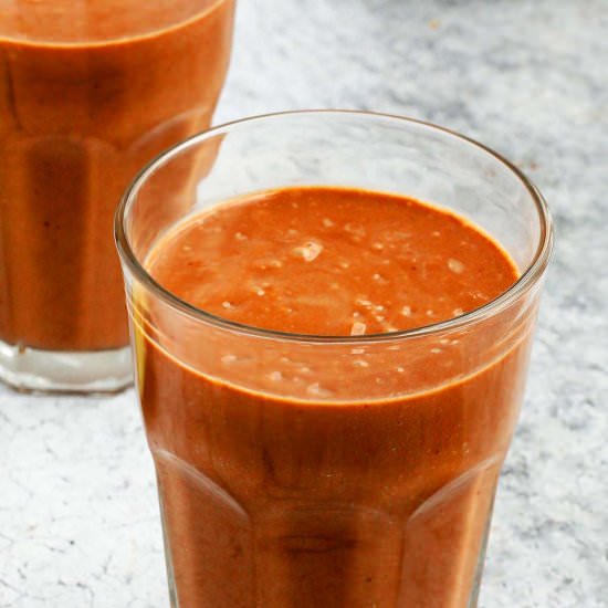 Chocolate Avocado Banana Smoothie