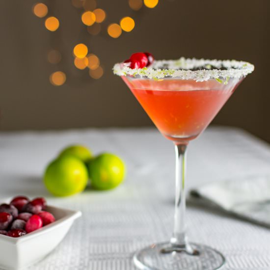 Christmas Sidecar Cocktail
