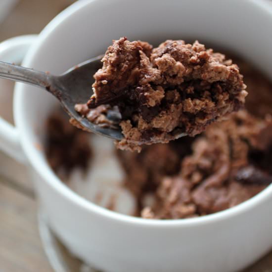 Mint Chocolate Baked Oats