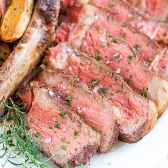Reverse Seared Steak