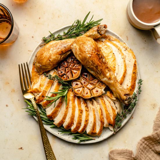 Crispy Whole Roasted Chicken