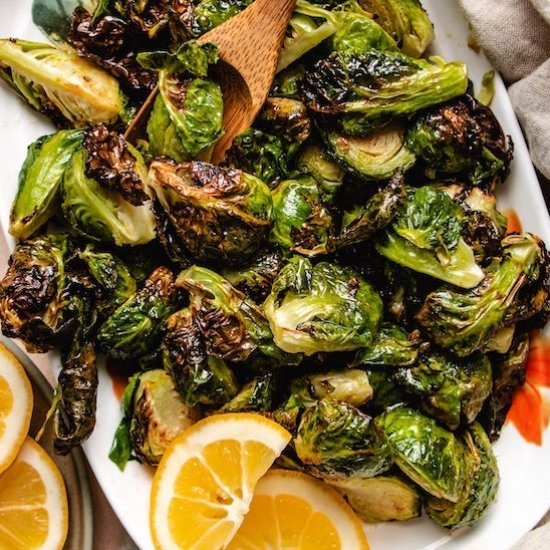 Crispy Air Fryer Brussels Sprouts