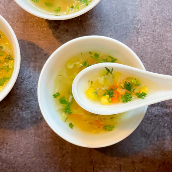 Lemon Coriander Soup