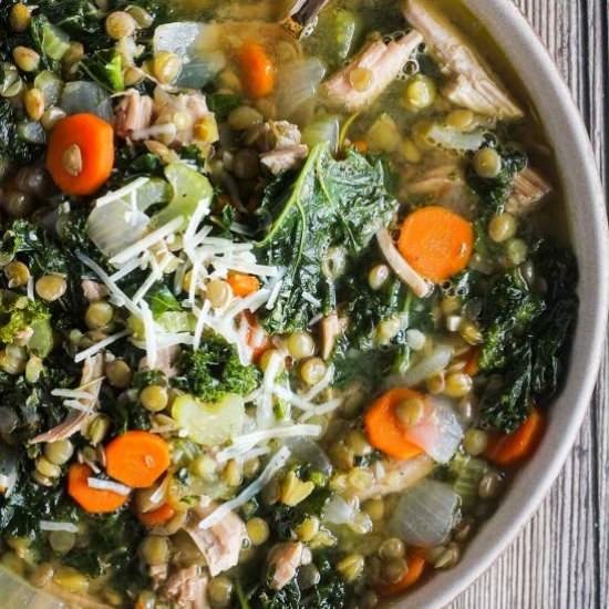 Lentil Turkey Soup