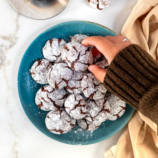 Chocolate Amaretti Cookies
