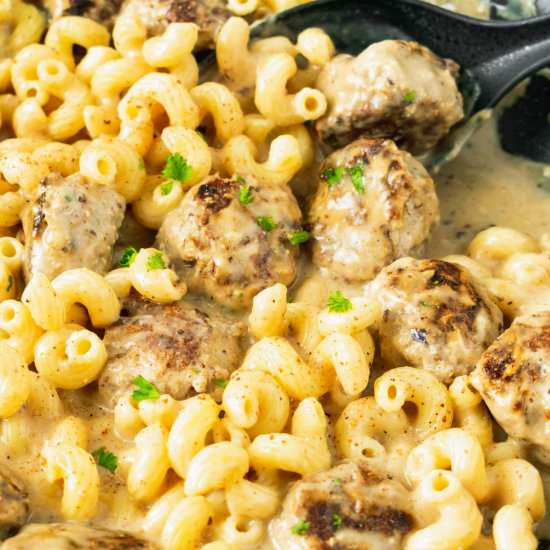 Healthier Swedish Turkey Meatballs