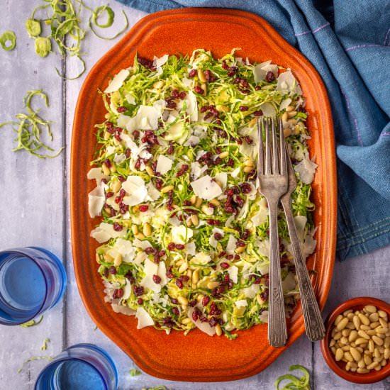 Shaved Brussels Sprout Salad