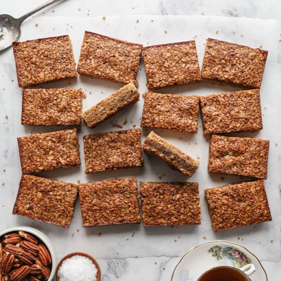 Gluten Free Pecan Pie Bars