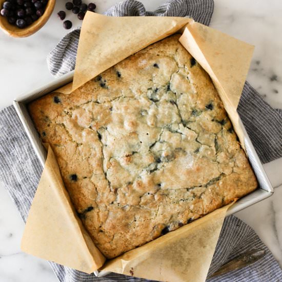 Sourdough Blueberry Breakfast Cake