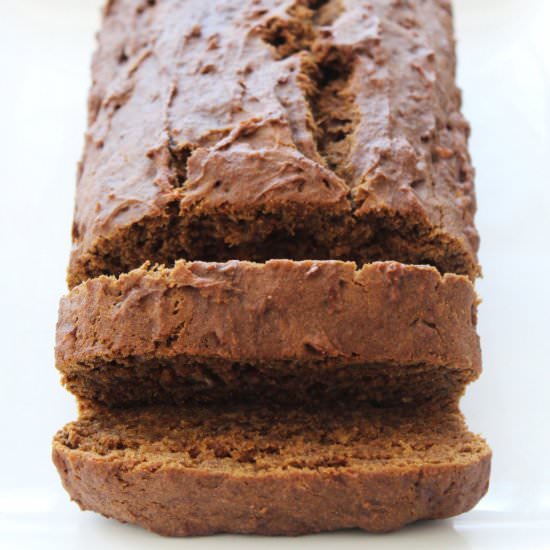 GF/V Gingerbread Banana Bread