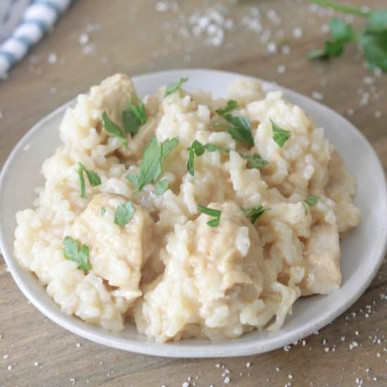 Instant Pot Chicken Risotto