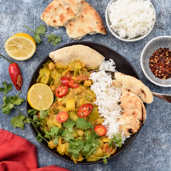 Leek Curry [vegan]