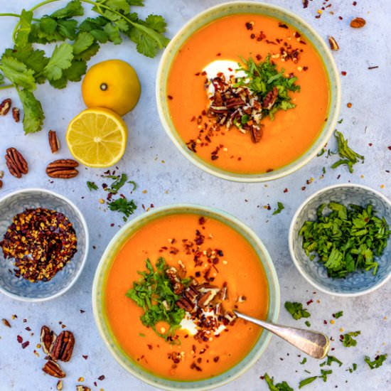 SWEET POTATO SOUP [VEGAN]