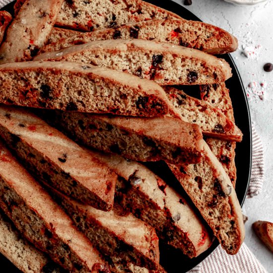 chocolate peppermint biscotti