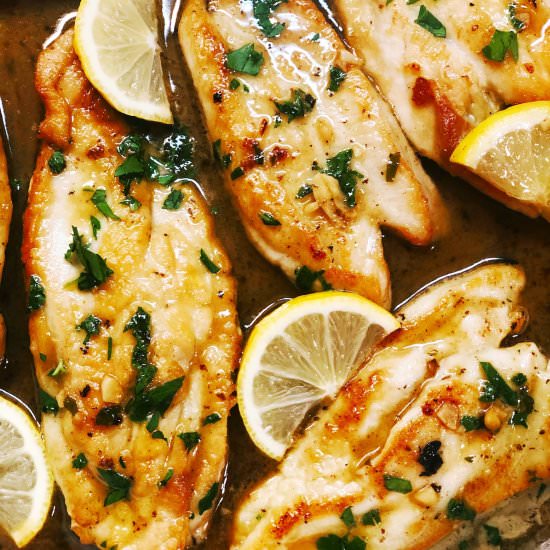 Skillet Lemon Butter Chicken