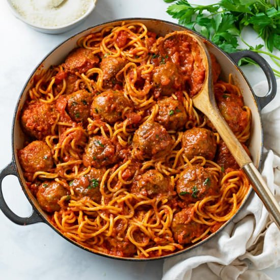 Spaghetti and Meatballs