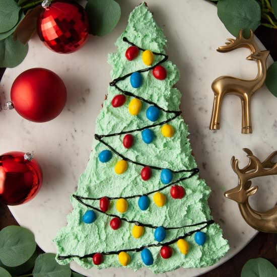 Cute Christmas Cookie Cake