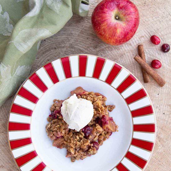 Cranberry Apple Crisp