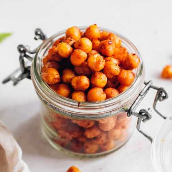 Chili Lime Roasted Chickpeas