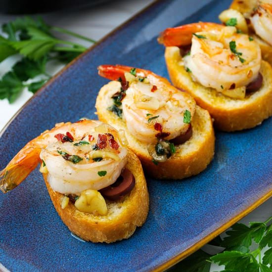 Easy Spanish Prawn Tapas