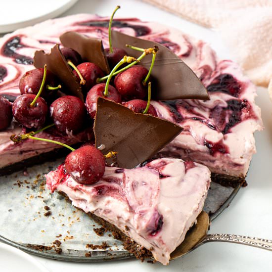 Chocolate Cherry Cheesecake