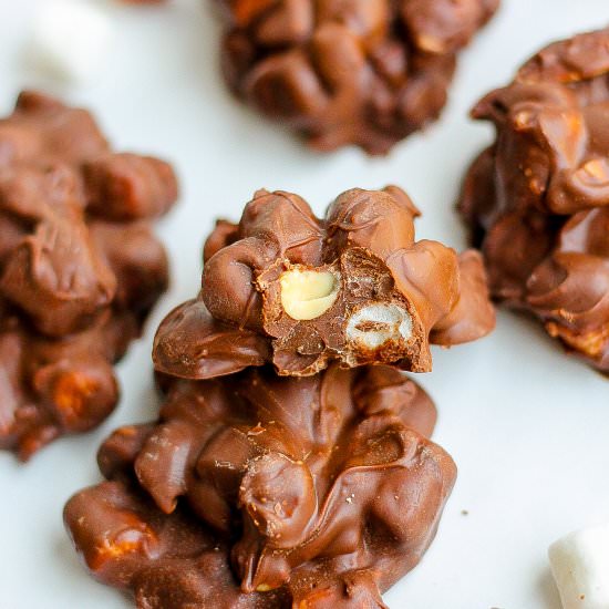 Rocky Road Candy Clusters