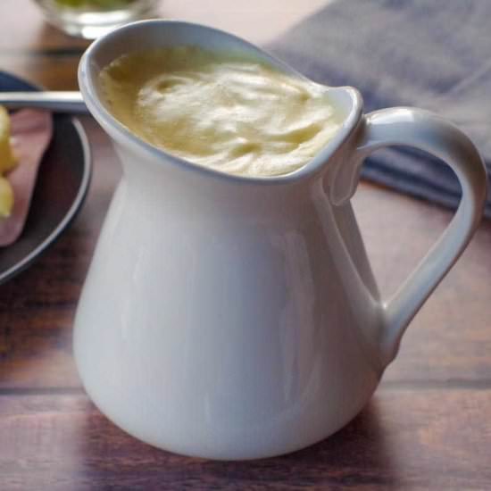 Healthy Hollandaise Sauce