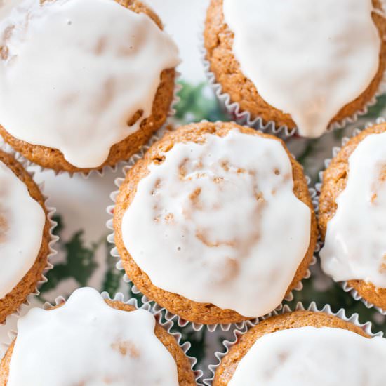 Frosted Gingerbread Muffins