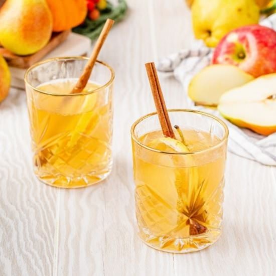 Fall Sangria with Apple Cider