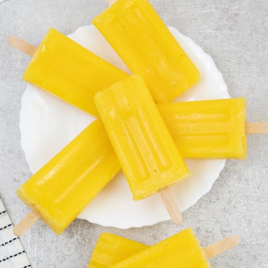 Easy Mango Popsicles