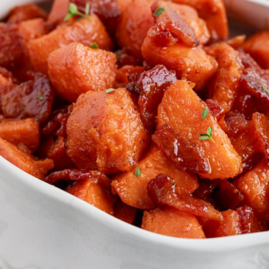 Candied Yams with Bacon