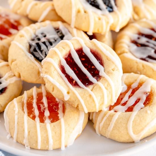 Jam Thumbprint Cookies