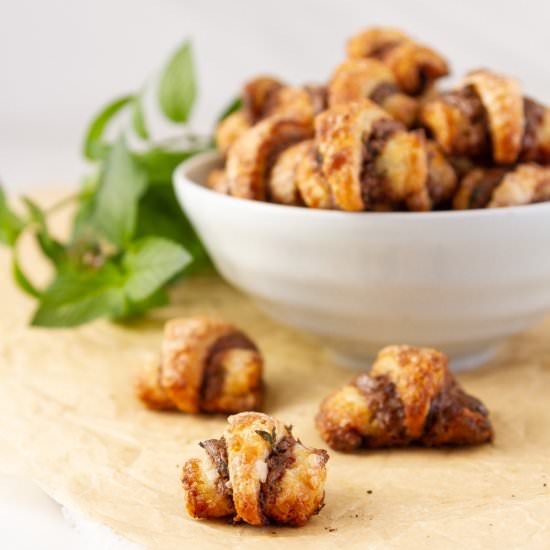 Chocolate Mint Rugelach
