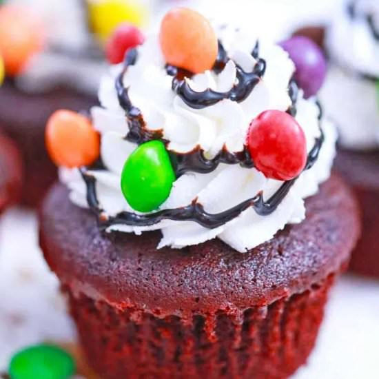 Christmas Light Cupcakes