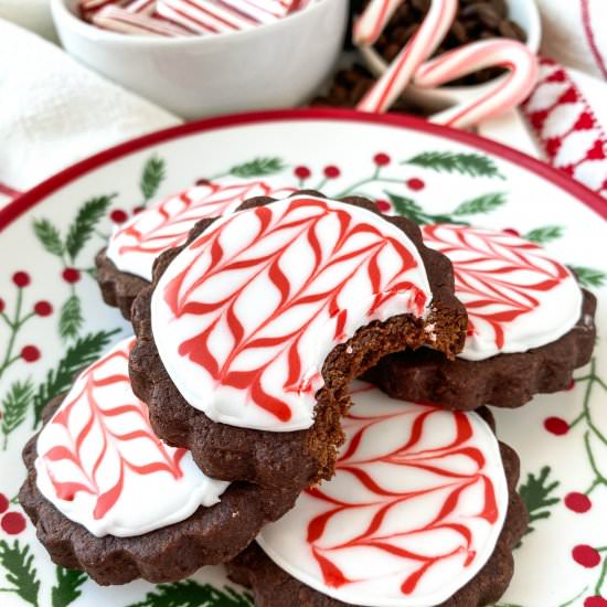 Peppermint Mocha Cookies