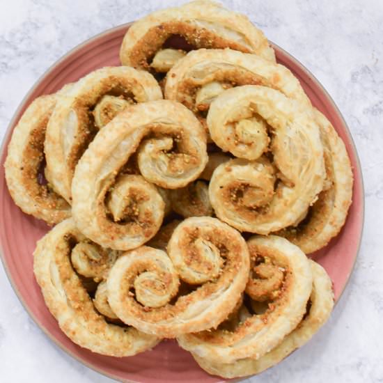 Pistachio and Brown sugar Palmier