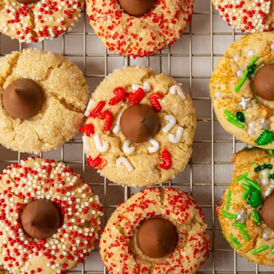Christmas Kiss Cookies