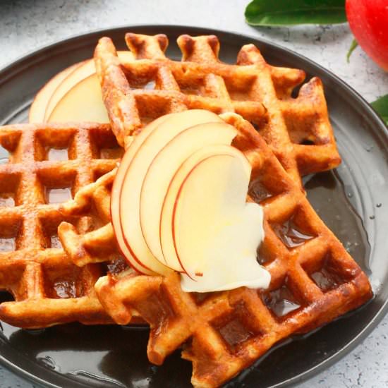 Apple Cinnamon Waffles